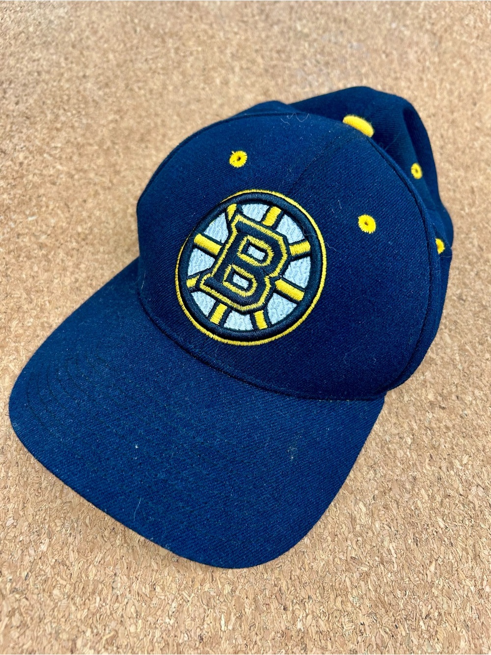 Bruins Yellow-Brim Baseball Cap
